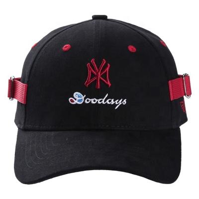 China JOINT Wholesale Black Baseball Cap Pink 3D Embroidery Baseball Hats for sale