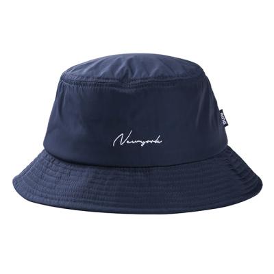 China Outdoor Activities Summer Hat Outdoor Breathable Fabric Blue Bucket Hat for sale