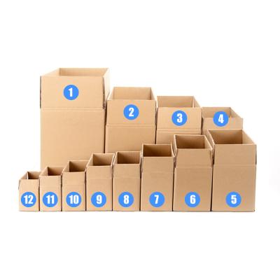 China Eco Friendly Manufacturing Corrugated Cardboard Recyclable Recycled Cardboard Express Shipping Packaging Box for sale