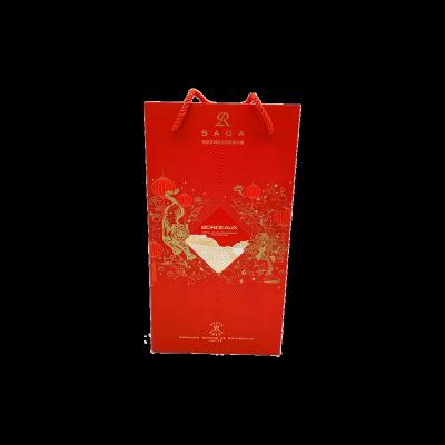 China Recyclable Custom Luxury Corrugated Cardboard Bottle Packaging Whiskey Champagne Wine Gift Box for sale