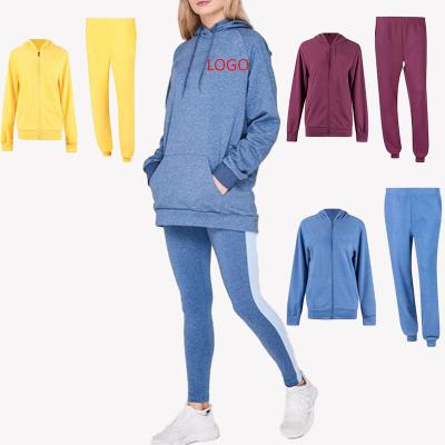 China QUICK DRY Cotton Unisex Men Sweatpants And Hoodie Set custom LOGO Color Jogger set for women fashion sport wear  Sweatpants And Hoodie Set for sale