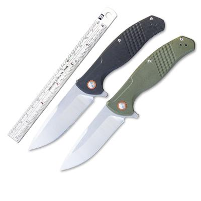 China Open Swivel Folding Knife D2 High Hardness Steel Sharp Outdoor Folding Knife J047 for sale