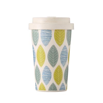 China China Sustainable Factory Hot Selling Reusable Bamboo Fiber Coffee Mugs Wheat Fiber Bamboo Coffee Cups for sale