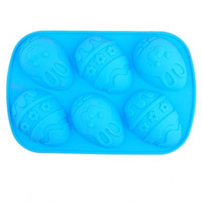 China Disposable Customized Easter Egg Cake Mold Bakeware Mold Silicone Cake Molds for sale