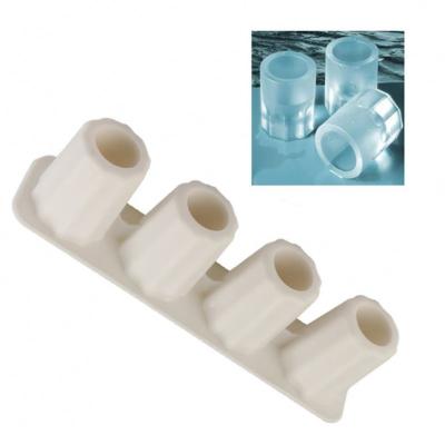 China Cake Ice Cube Tray Jelly Tray Silicone Ice Shot Mold Silicone Ice Mold Making for sale