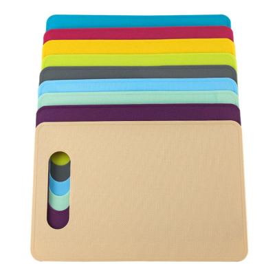 China Viable Wholesale Custom Design Colored Skid Resistance PP Plastic Choppers Cutting Board for sale