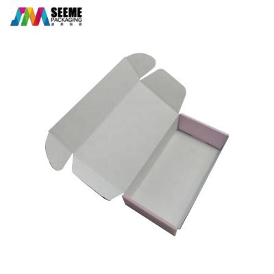 China Recycled Materials Custom Logo Printing Paper Corrugated Cardboard Mail Packaging Mailing Box for sale