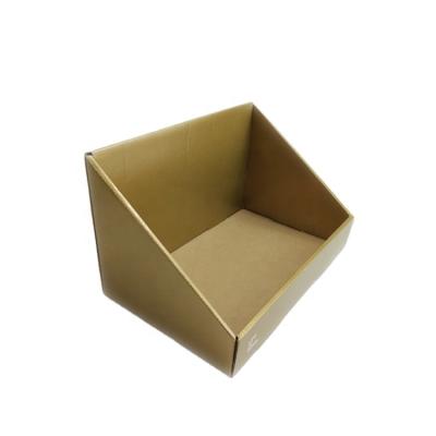 China Recycled Materials Custom Corrugated Counter Cardboard Presentation Boxes Retail Paper Packaging Boxes Counter Kraft Paper Cardboard Display Box for sale