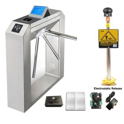 China Security Access Control Management Stainless Steel 304 Turnstiles EDS Access Control System esd turnstile system esd mat for turnstile for sale