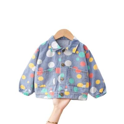 China Breathable Classic Design Two Color Optional Boys And Girls Cute Comfortable Denim Jackets for sale