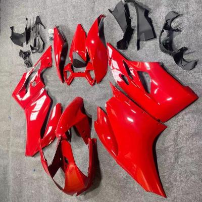 China Motorcycle Fairing Kit For DUCATI 2021 WHSC ABS Plastic Fairing Body Kit Red 1199 for sale