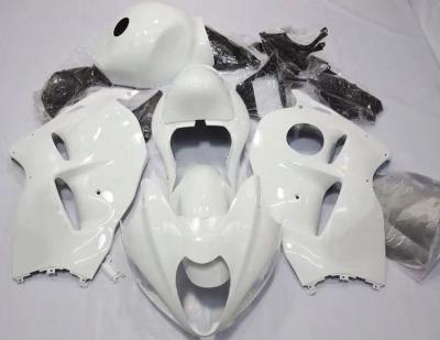 China ABS Plastic 2021 WHSC Motorcycle Fairing Kit For SUZUKI Hayabusa 2008 Fairing Cover Kit White for sale