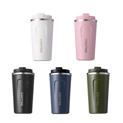 China Travel Coffee Mug Spill Proof Tumbler Viable Dishwasher Safe 18/8 Stainless Steel Insulated Thermos BPA Free Car Cup Holder Friendly for sale