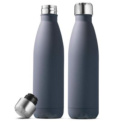 China Sustainable Food Grade 304 Stainless Steel Double Walls Vacuum Insulated Outdoor Travel Camping Hiking Climbing Water Bottle Thermos Flask for sale