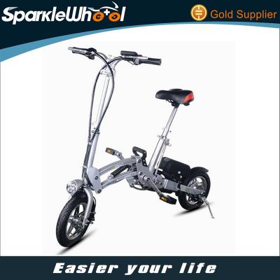 China Aluminum alloy 350W china strida mini electric bicycle 36v folding for sale