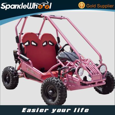 China popular cheap 2 seat racing 163cc 4 stroke go kart for kids F/R: 4.10-6 / 13 x 5-6 for sale