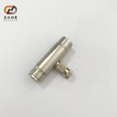 China High quality two/three/four way connector cooling, flattening 9.52mm hose connector, fog system fittings for sale