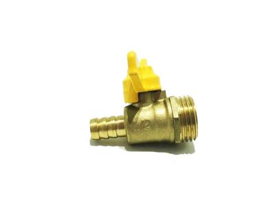 China General Brass Female Level Gas Ball Valve Handle Gas Valve With Burr Fittings for sale