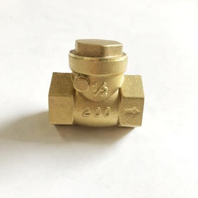 China General Brass Swing Check Valve 1/2 Inch Brass Check Valve kJ China Factory for sale