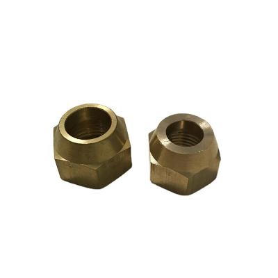 China High Quality Corrosion Resistant 1/2 In -10 Copper Tube Fitting Reducing Nut Air Conditioning Refrigeration Accessories for sale