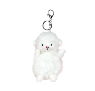 China Small Stuffed Plush Toy Gift Key Chain Farm Animal Goat Plush Key Chain Sheep Plush Toy Shape Key Chain for sale