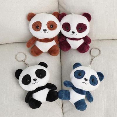 China Cute Plush Panda Plush Doll Bag Key Pendant for sale