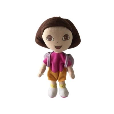 China stuffed & Plush Toy Plush Dora Doll wearing a shcoolbag/little girl doll for sale