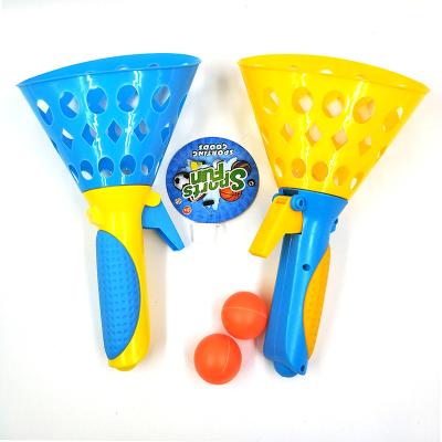 China Two-person throwing and catching emitte rsport ejection ball kindergarten plastic interactive toy 133643 for sale