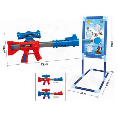 China Hot Selling Toy Gun Kids Air Gun Indoor Outdoor Target Double Shooting EVA Ball Air Power Gun Toys For Children for sale