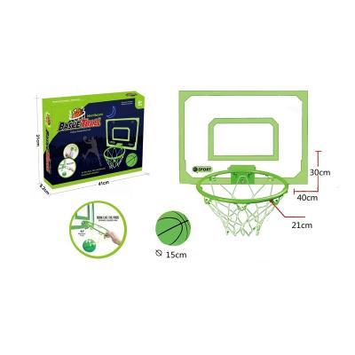 China Hot and Popular Wall Mounted Transparent Luminous 3D Basketball Game Toys Set Indoor Sport Set Basketball Boards For Kids 40*30*27CM for sale