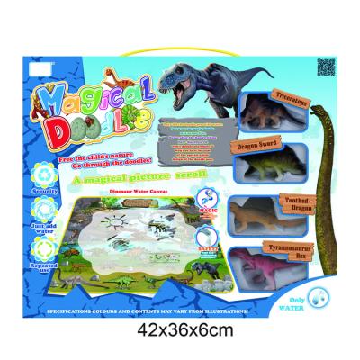 China Magic Doodle Mat Kids Dinosaur Water Drawing Best Prices 3+ Years Coloring Mats Educational Toys Gifts for Boys Girls for sale