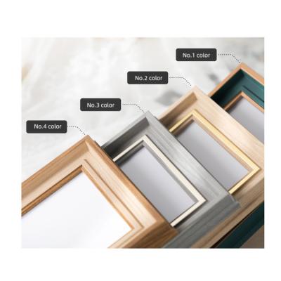 China Simple frame solid wood photo and natural photo frame luxurious wood for sale