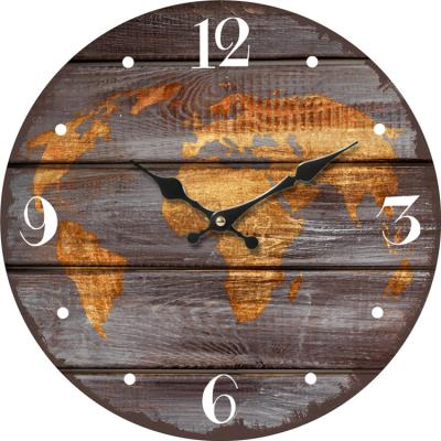 China Home Decor Antique Popular Round Mirror Modern Home Style Wall Clocks For Sale for sale