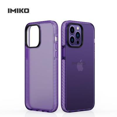 China Newest Armor Shockproof Imiko shockproof military hydrid for iphone 14 pro max case with magnetic for sale