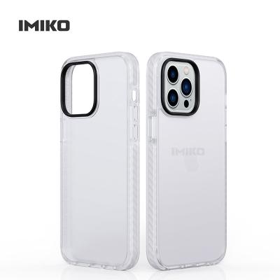 China IMKIO Armor Shockproof Military Hydrid for shockproof iphone 14 case with tape bummper for sale