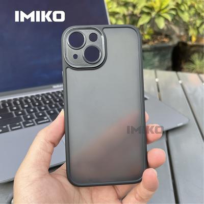 China New IMIKO Shockproof Matte Silicon Shockproof For iphone 12 mini pro 13 pro 14 max case with camera cover for sale