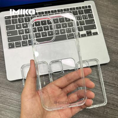 China Crytal shockproof biodegradable transparent clear eco soft tpu PC case for iphone XR 11 pro case 12 13 14 max for sale