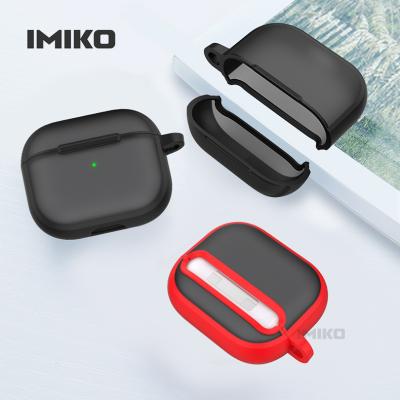 China Custom Luxury and Business IMIKO Amazon Matte Skin Frosted Shockproof Case for apple airpods pro max case cover silicone for sale