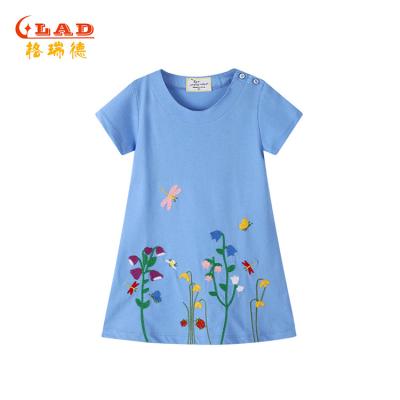 China Breathable High Quality 3 To 12 Years Old Baby Girl Kids Dresses Party Summer Children Girl Dress for sale