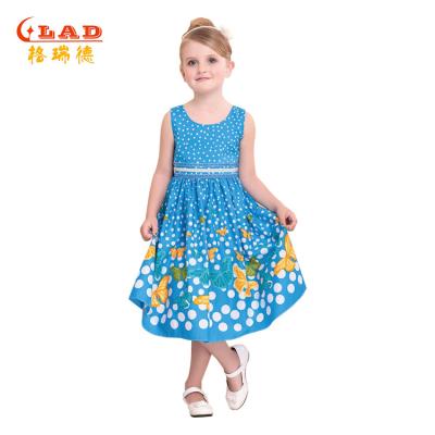 China Top Selling Anti-wrinkle Kids Cotton Dress Girls Dresses Party Summer 2-4 Years Girls Dress Dress for sale