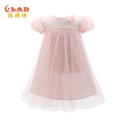 China Anti-wrinkle Toddler Girl Dresses Summer Kids Clothes Girls Dresses Princess Party White Dress For Chubby Girls for sale