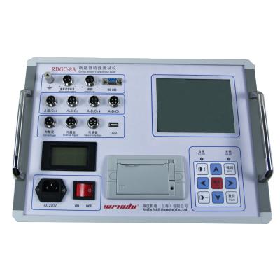 China Professional Manufacture 8A Circuit Breaker Testing Machine Three Phase Circuit Breaker Analyzer RDGC-8A en venta