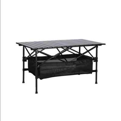 China Durable Multifunctional Aluminum Adjustable Picnic Table Folding Height Hotsale Outdoor Lightweight Camping Table for sale