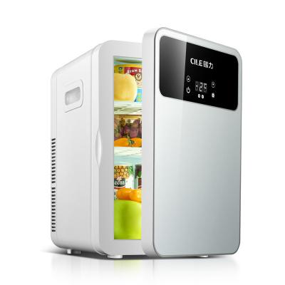 China Mini Beauty Makeup Skincare Fridge Accessories Mini Silent Bar Cooler Warmer Fridge Camping Car Portable Fridge for sale