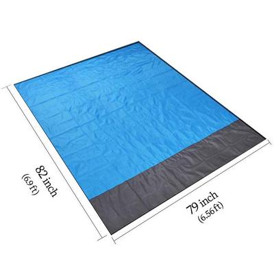 China Outdoor Camping Pocket Beach Mat Outdoor Users Picnic Mat Convenient Portable Waterproof Foldable Lawn Moisture Proof Mat for sale