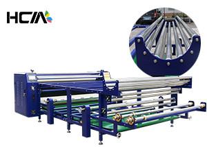 China Table Cloth Roll To Roll Sublimation Heat Transfer Press Machine High Efficiency for sale