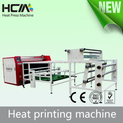 China Roller Heat Press Printing Equipment With Conveyor Belt Automatic Adjustment Device for sale