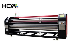 China Big Industrial sublimation printing machine / roller heat press machine for bed sheets for sale