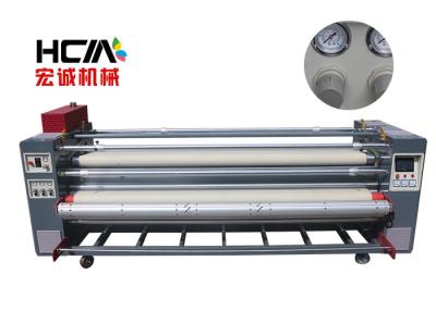 China Roller Drum sublimation Rotary Heat Press Machine for clothing / textile for sale