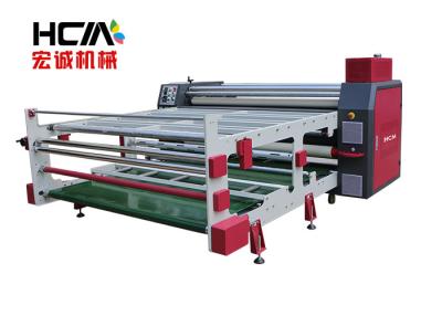 China Multicolor 1.9m Width Roll To Roll Heat Press Machine / Rotary Heat Press for sale